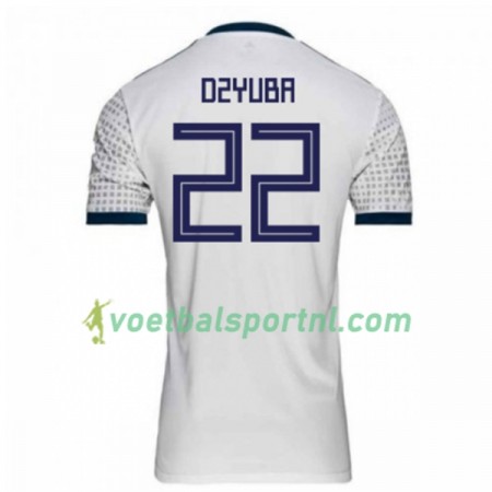 Rusland Dzyuba 22 Uit Shirt WK voetbal 2018